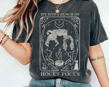Load image into Gallery viewer, Disneyland Hocus Pocus Just A Bunch Of Hocus Pocus Tarot Card Halloween Disney Movie Trip Vacation Trip Unisex T-Shirt Kid shirt Gift

