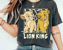 Load image into Gallery viewer, Disney Lion King Simba And Young Nala Hakuna Matata Retro Shirt, Magic Kingdom Unisex T-shirt Family Birthday Gift Tee
